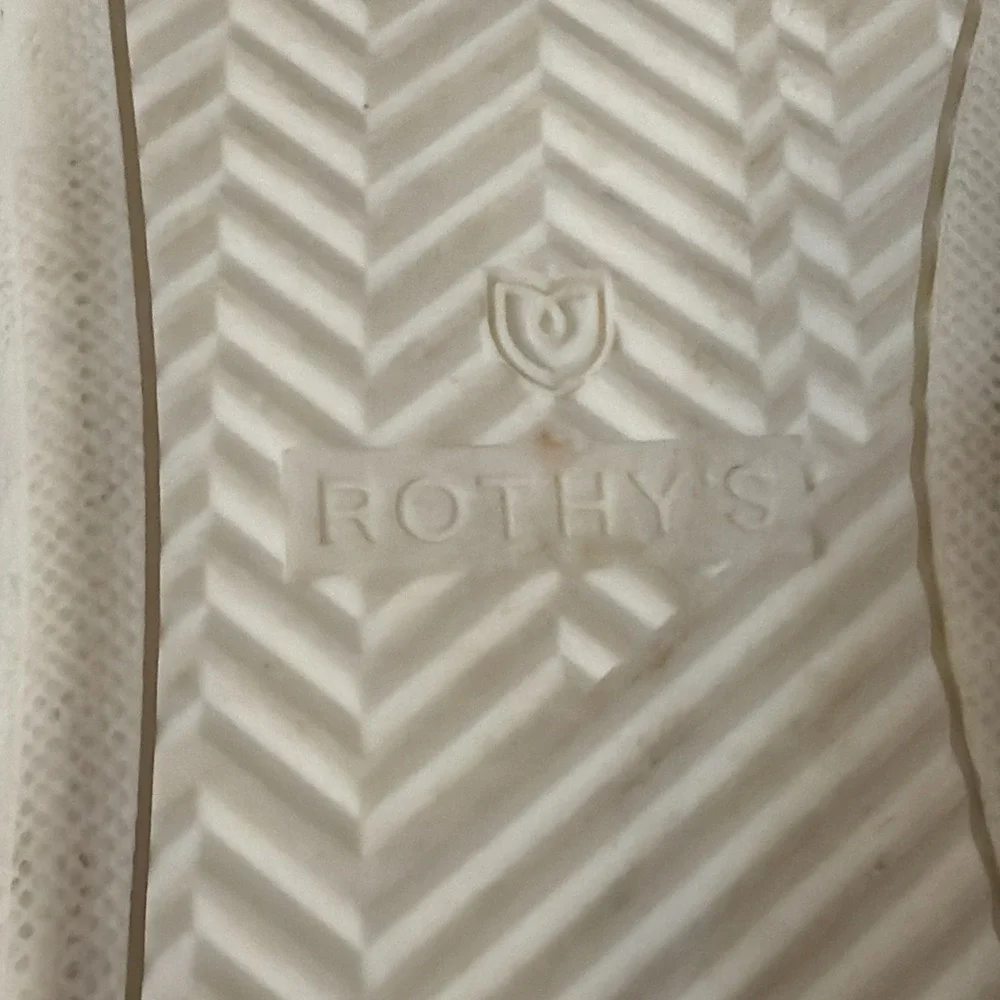 Rothy's The RS01 Sneaker Men's Size 10.5 - Hunter Green/Off-White